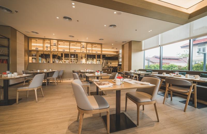 inside of a restaurant